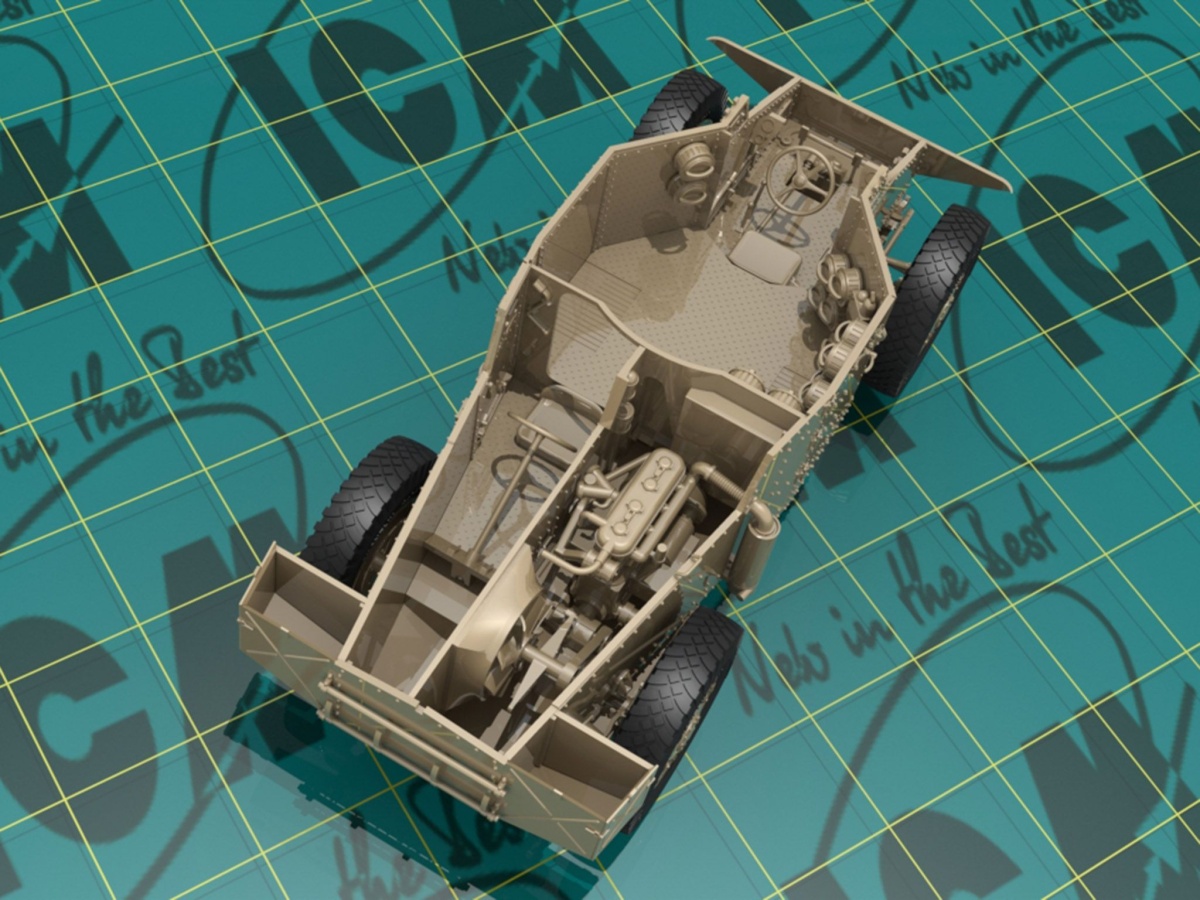 Zdjęcie dodatkowe produktu Panzerspahwagen P 204 (f) 1:35 ICM 35374