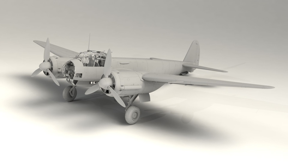 Zdjęcie dodatkowe produktu Ju 88D-1 Niemiecki samolot zwiadowczy z czasów II WŚ 1:48 ICM 48240