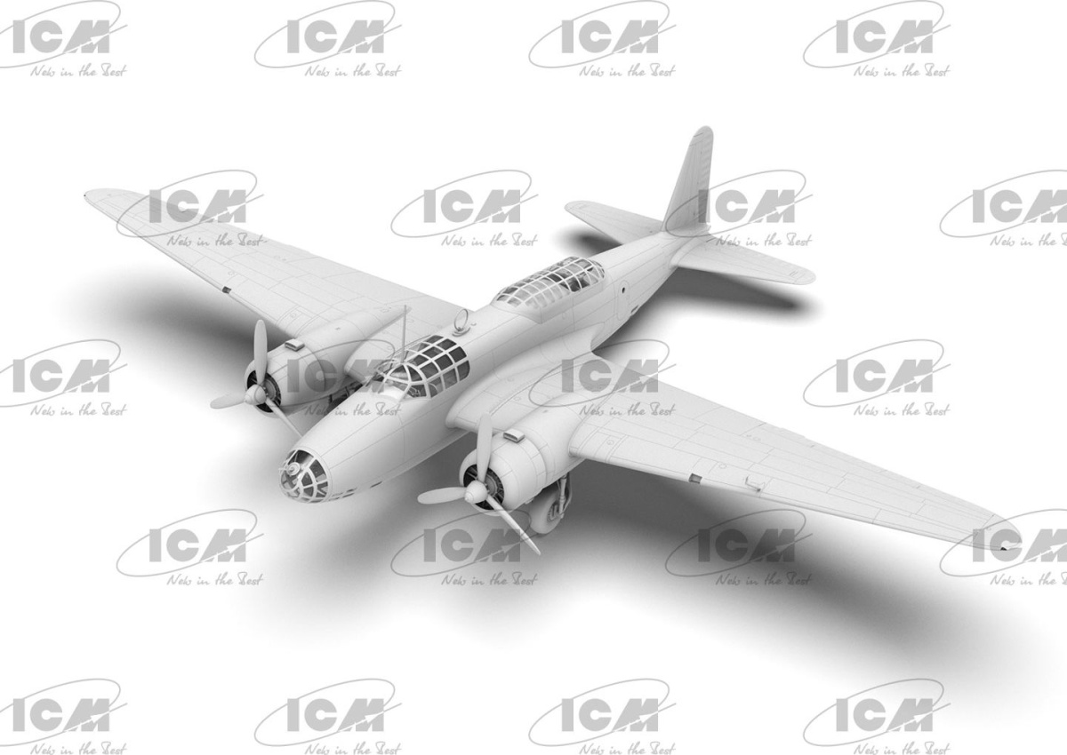Zdjęcie dodatkowe produktu Japoński ciężki bombowiec Ki-21-Ia "Sally" 1:48 ICM 48196