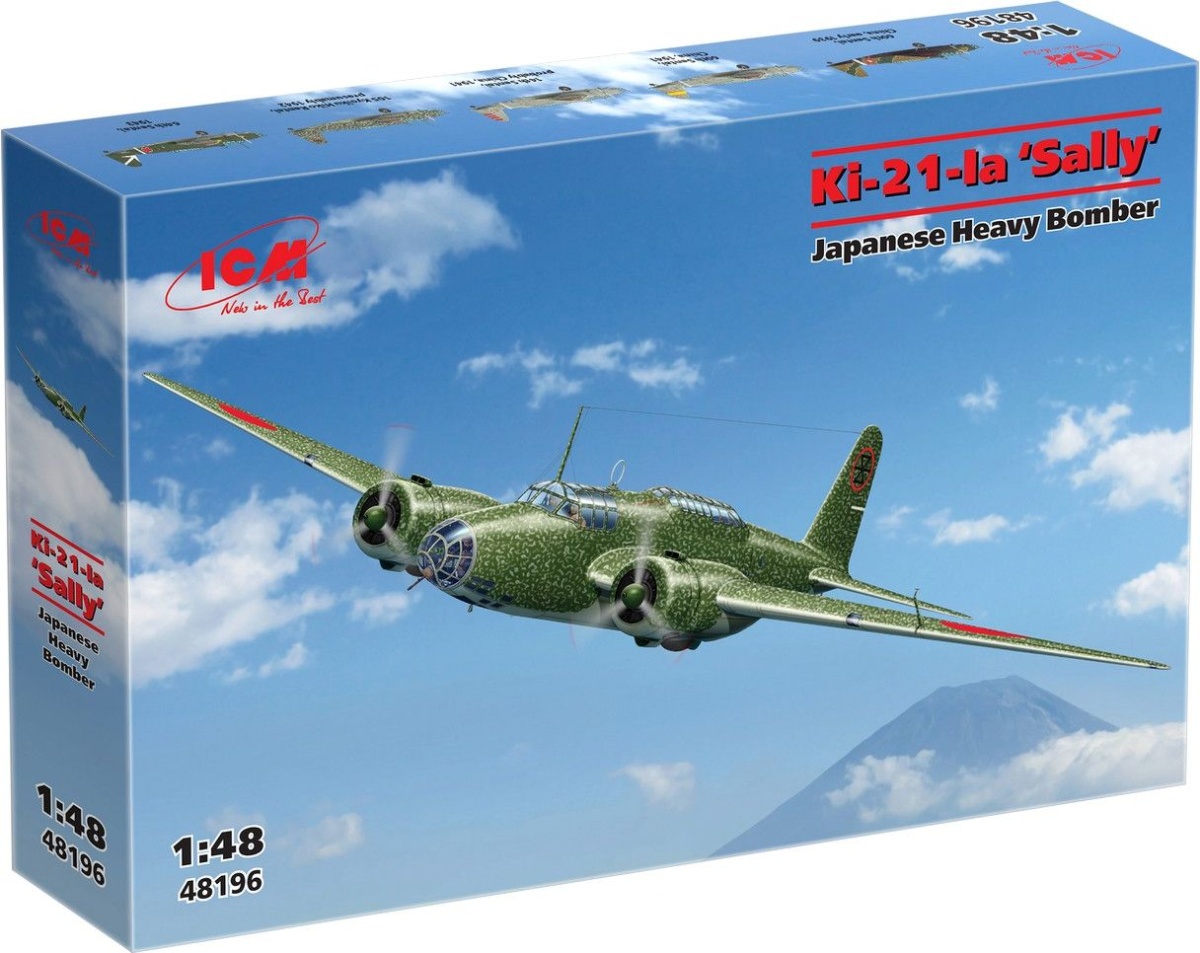 Zdjęcie dodatkowe produktu Japoński ciężki bombowiec Ki-21-Ia "Sally" 1:48 ICM 48196