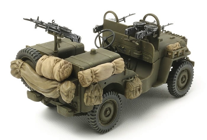 Zdjęcie dodatkowe produktu British SAS Commando Vehicle 1944 (plus 2 figurki) 1:35 Tamiya 25423