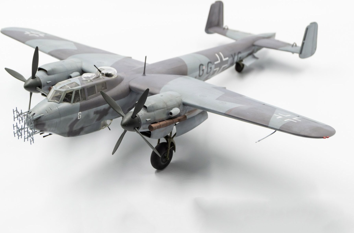 Zdjęcie dodatkowe produktu Dornier Do 217N-1 niemiecki myśliwiec nocny z 2 WŚ 1:48 ICM 48271