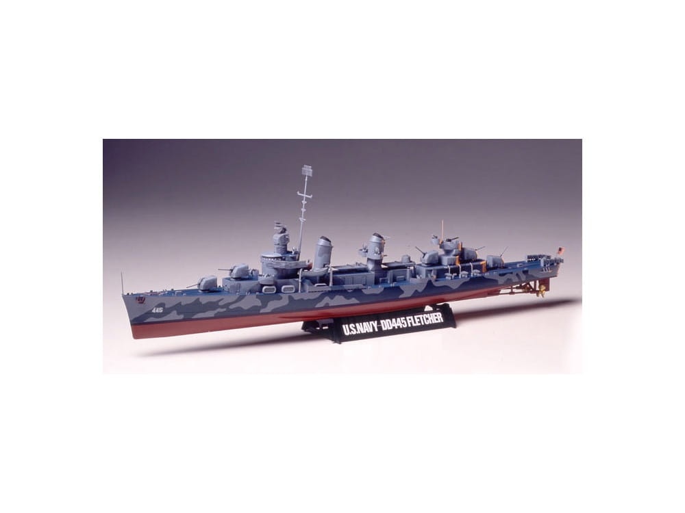Zdjęcie dodatkowe produktu U.S. Destroyer DD-445 Fletcher 1:350 Tamiya 78012