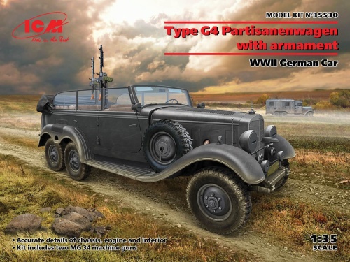 Type G4 Partisanenwagen with machine gun 1:35 ICM 35530