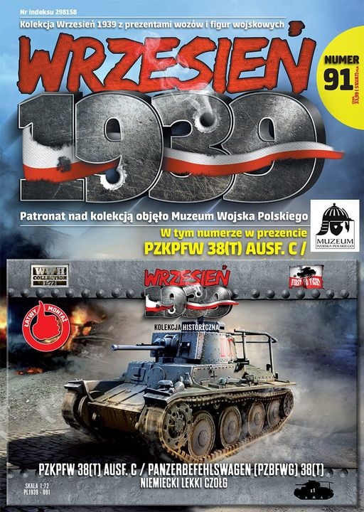 Zdjęcie dodatkowe produktu Niemiecki Lekki Czołg Pzkpfw 38(t) Ausf. C / Panzerbefehlswagen (Pzbfwg) 38(t) First To Fight PL091