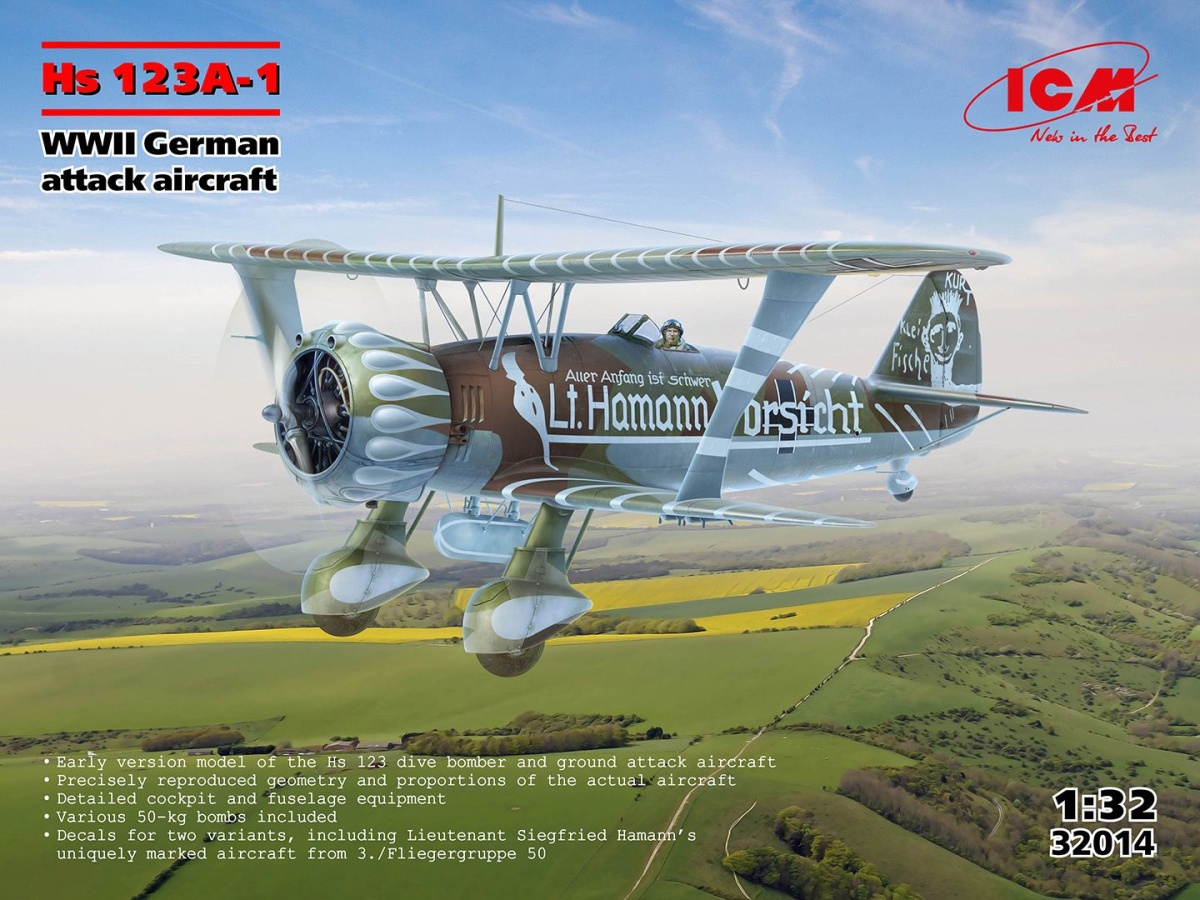 Zdjęcie główne produktu Hs 123A-1 1:32 ICM 32014