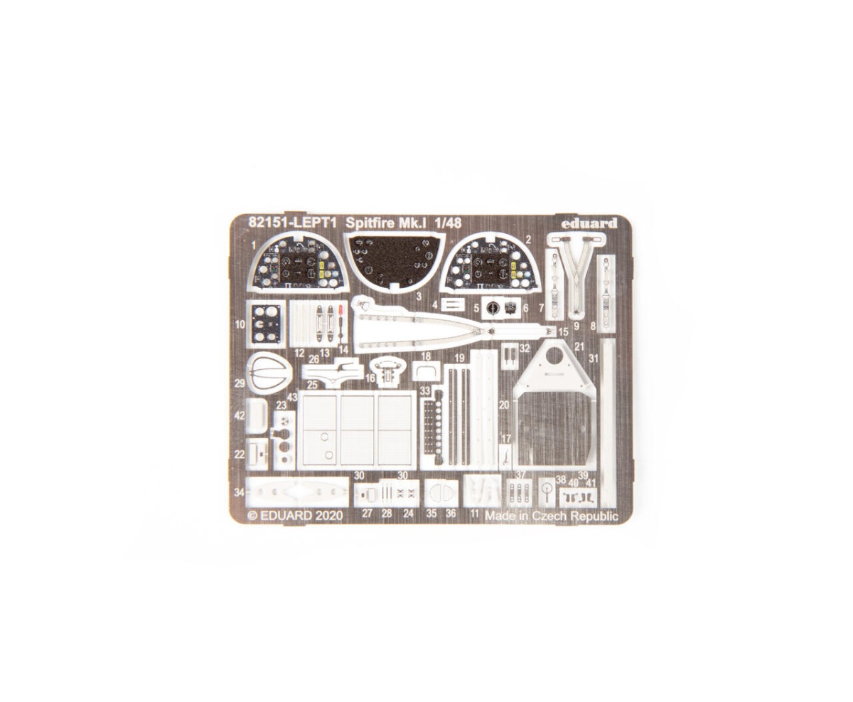 Zdjęcie dodatkowe produktu Spitfire Mk.Ia ProfiPack Edition 1:48 Eduard 82151