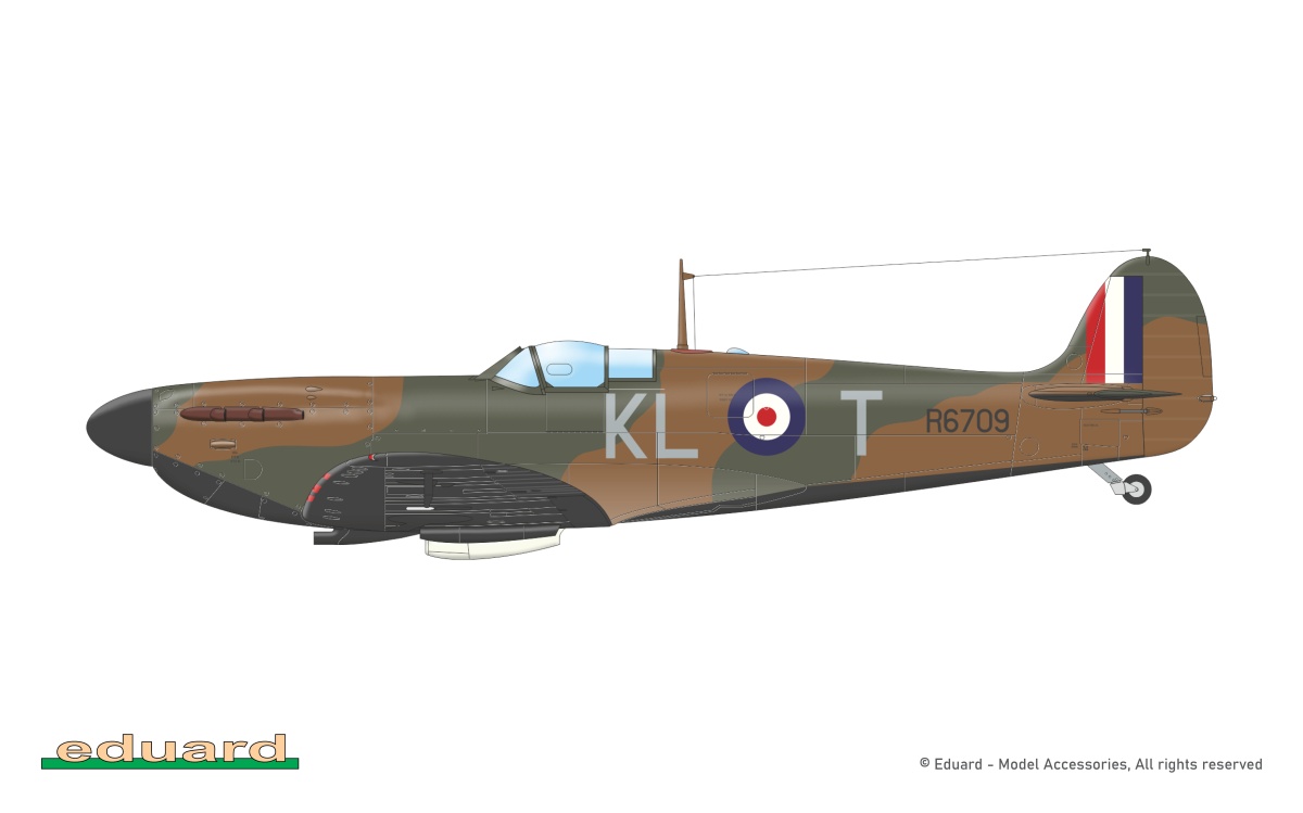 Zdjęcie dodatkowe produktu Spitfire Mk.Ia ProfiPack Edition 1:48 Eduard 82151