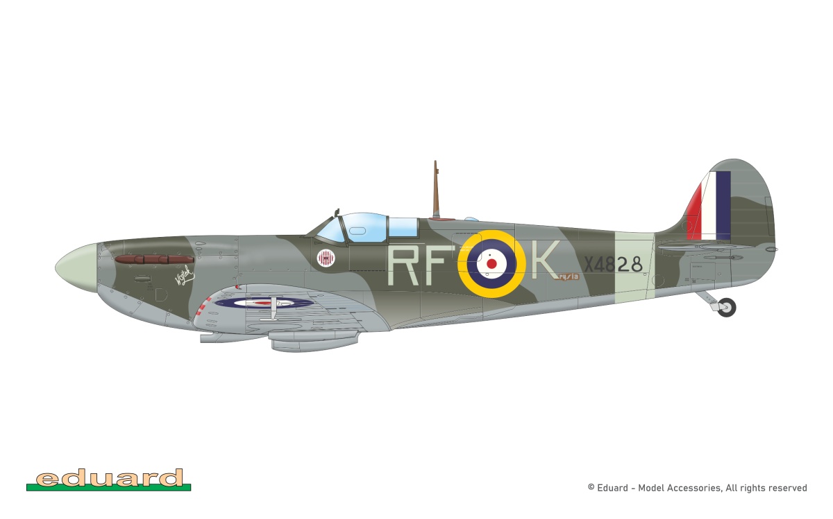 Zdjęcie dodatkowe produktu Spitfire Mk.Ia ProfiPack Edition 1:48 Eduard 82151