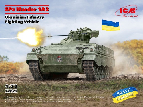 SPz Marder 1A3 Ukrainian infantry fighting vehicle 1:72 ICM 72822