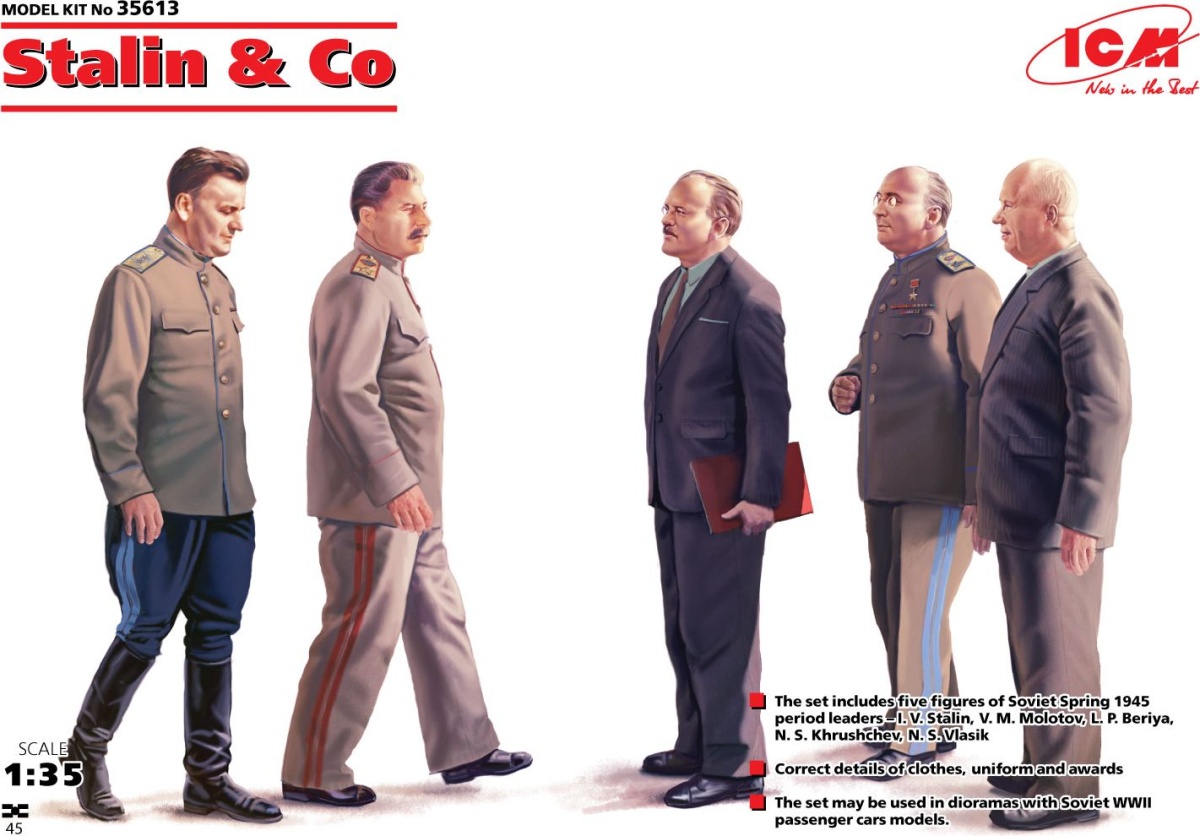 Zdjęcie główne produktu Stalin i spółka 1:35 ICM 35613