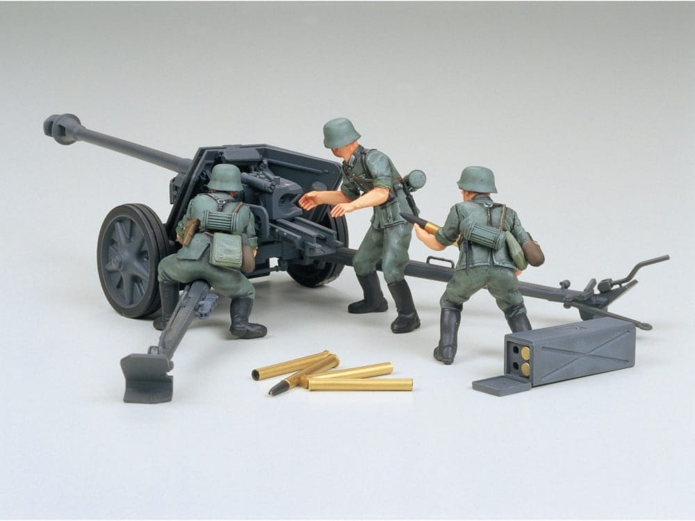 Zdjęcie dodatkowe produktu Niemieckie działo przeciwpancerne 75 mm 1:35 Tamiya 35047