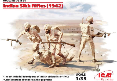 Indian Sikh Rifles (1942) 1:35 ICM 35564