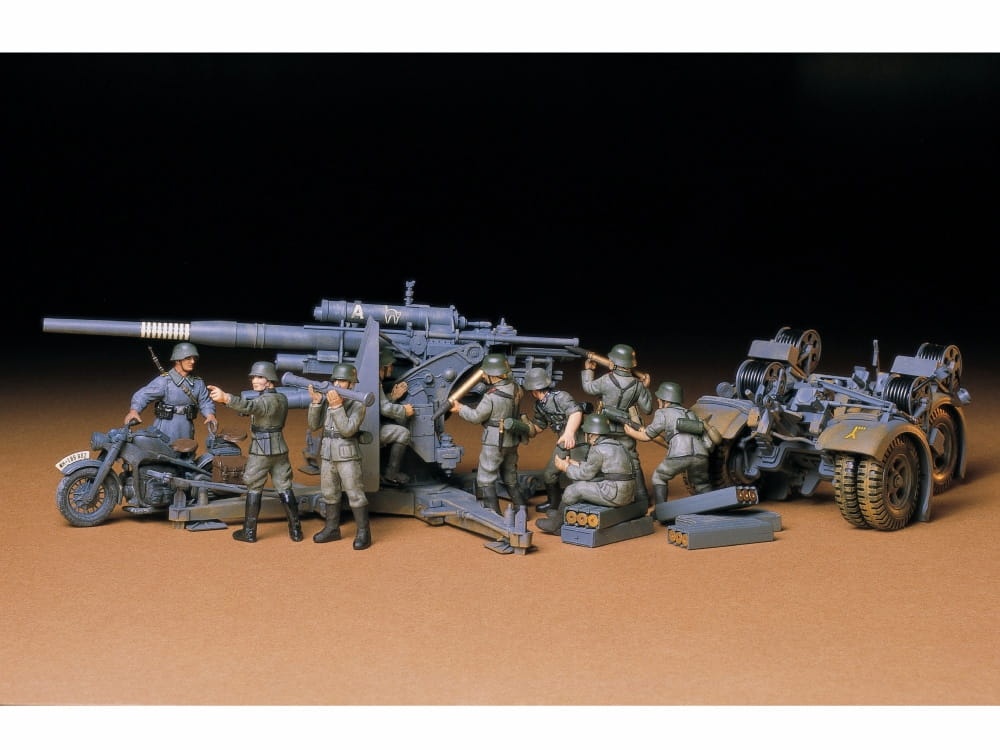 Zdjęcie dodatkowe produktu Niemieckie działo przeciwlotnicze 88mm Flak 36/37 1:35 Tamiya 35017