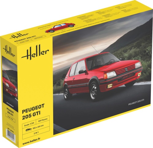 Peugeot 205 GTI 1:24 Heller 82705
