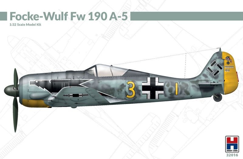 Zdjęcie główne produktu Focke-Wulf Fw 190 A-5 1:32 Hobby 2000 32016