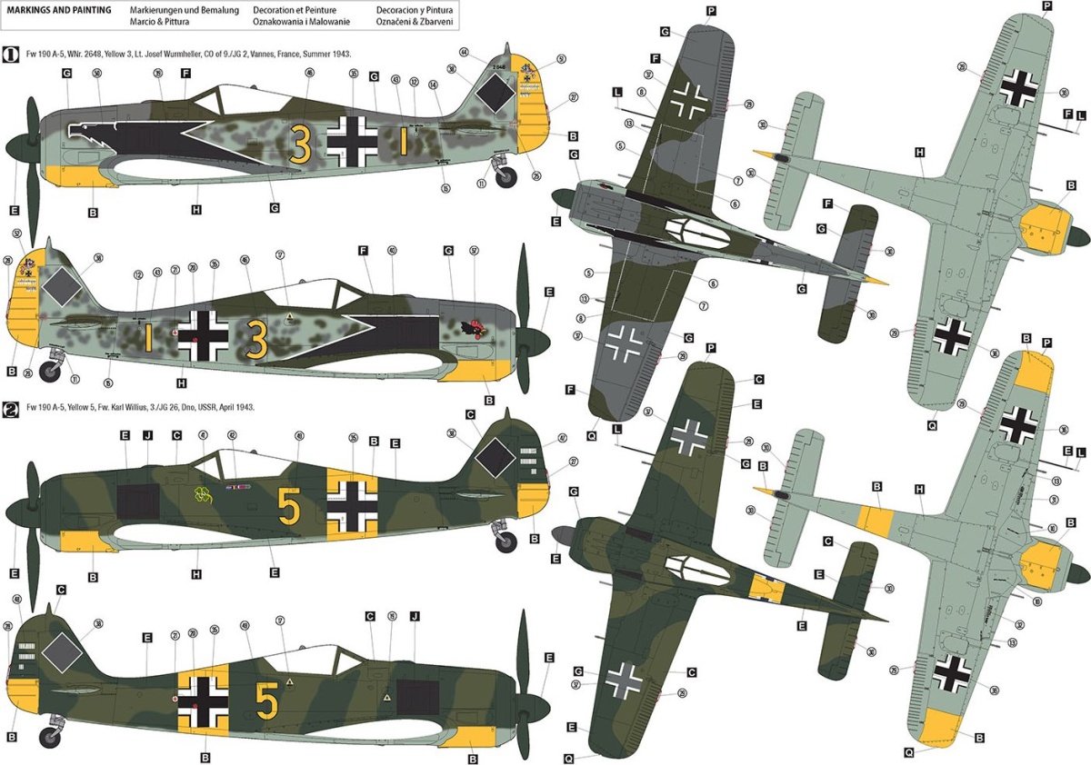 Zdjęcie dodatkowe produktu Focke-Wulf Fw 190 A-5 1:32 Hobby 2000 32016