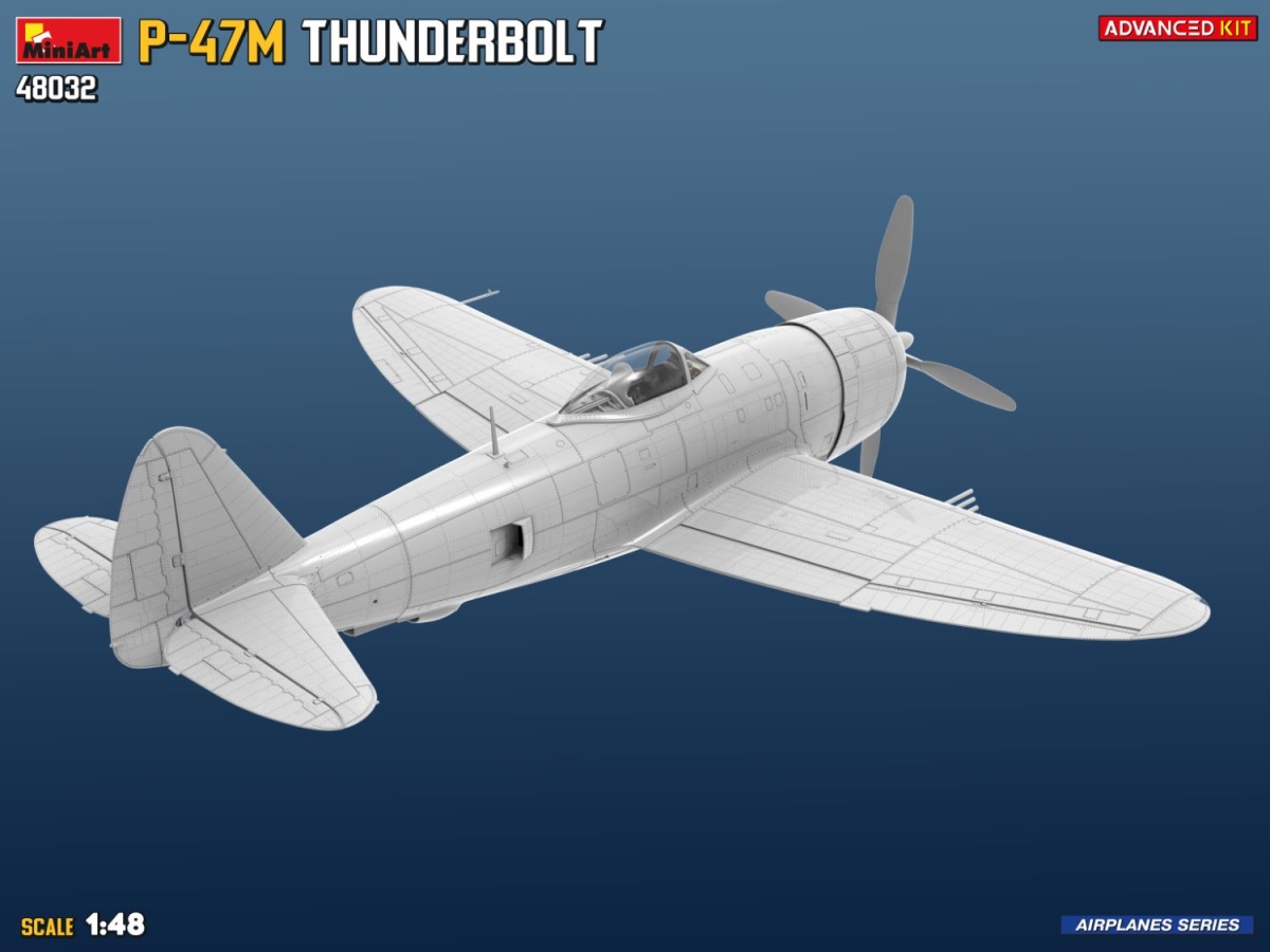 Zdjęcie dodatkowe produktu P-47M Thunderbolt Advanced Kit 1:48 MiniArt 48032