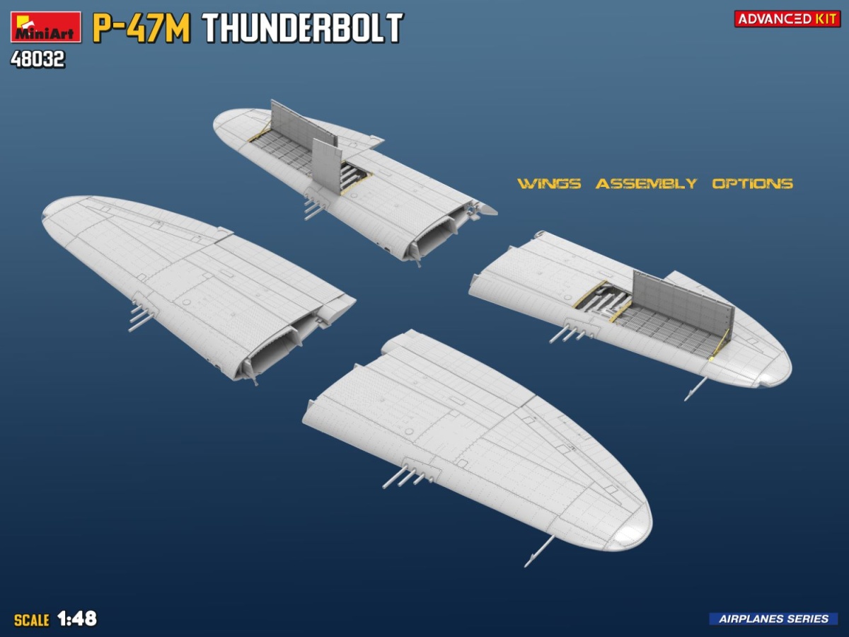 Zdjęcie dodatkowe produktu P-47M Thunderbolt Advanced Kit 1:48 MiniArt 48032