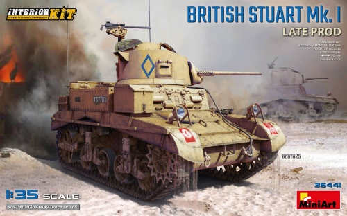British Stuart Mk. I Late Prod Interior Kit 1:35 MiniArt 35441