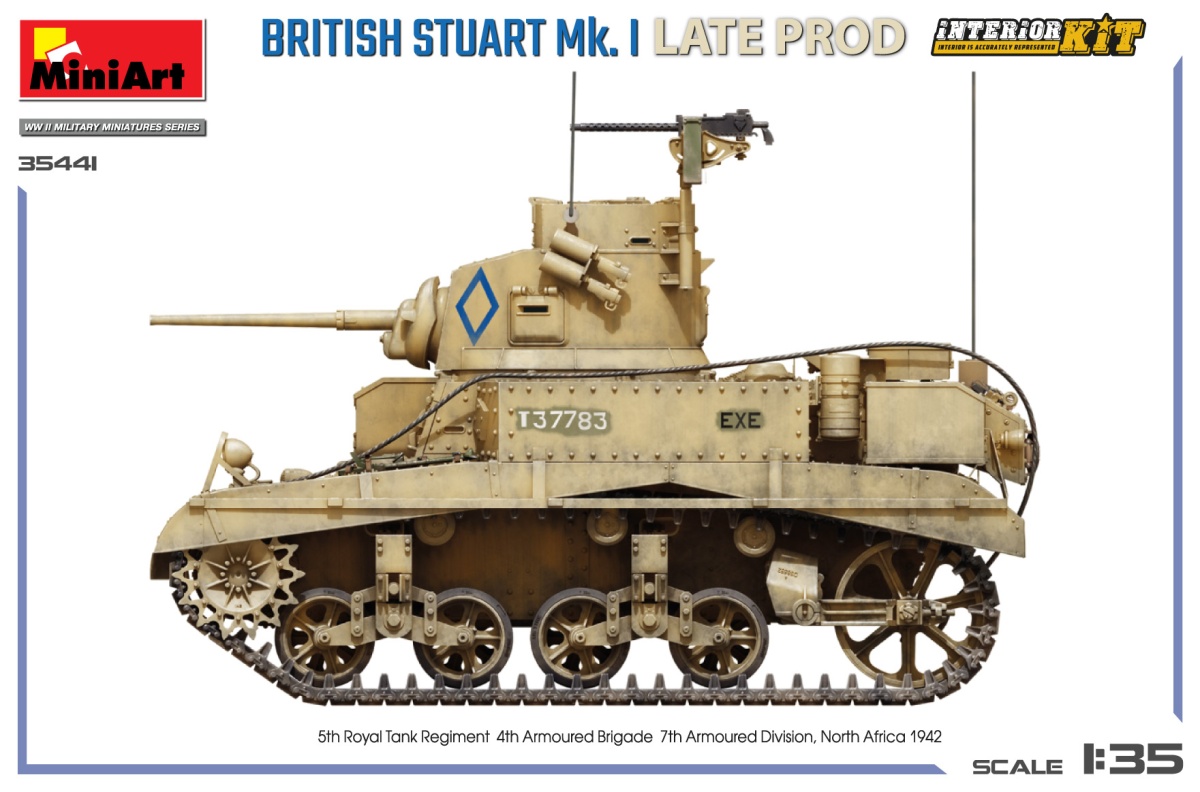 Zdjęcie dodatkowe produktu Brytyjski Stuart Mk. I Late Prod Interior Kit 1:35 MiniArt 35441