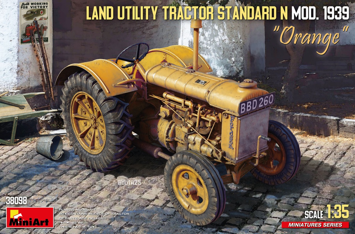 Zdjęcie główne produktu Land Utility Tractor Standard N “Orange” Mod. 1939 1:35 MiniArt 38098
