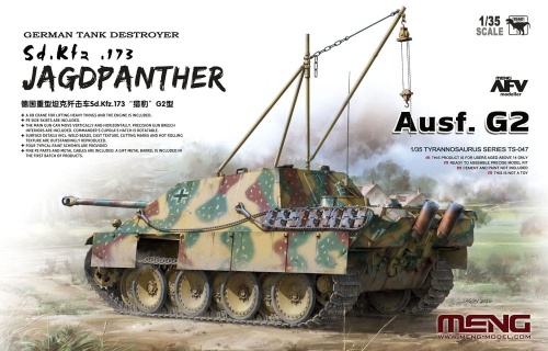 Sd.Kfz. 173 Jagdpanther Ausf. G2 German tank destroyer 1:35 Meng TS-047
