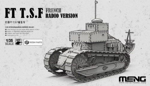 French FT T.S.F. Radio version 1:35 Meng SS021