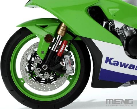 Zdjęcie dodatkowe produktu Kawasaki Ninja ZX-10R Pre-Coloured Edition 1:9 Meng MT007S