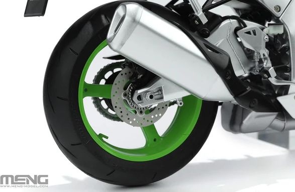 Zdjęcie dodatkowe produktu Kawasaki Ninja ZX-10R Pre-Coloured Edition 1:9 Meng MT007S