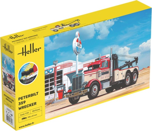 Peterbilt 359 Wrecker 1:43 Heller 56794 STARTER KIT