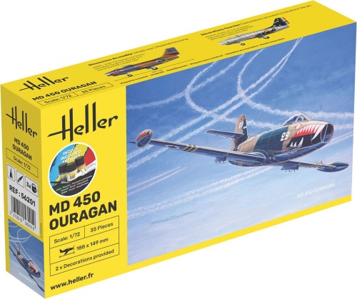 MD 450 Ouragan 1:72 Heller 56201 STARTER KIT