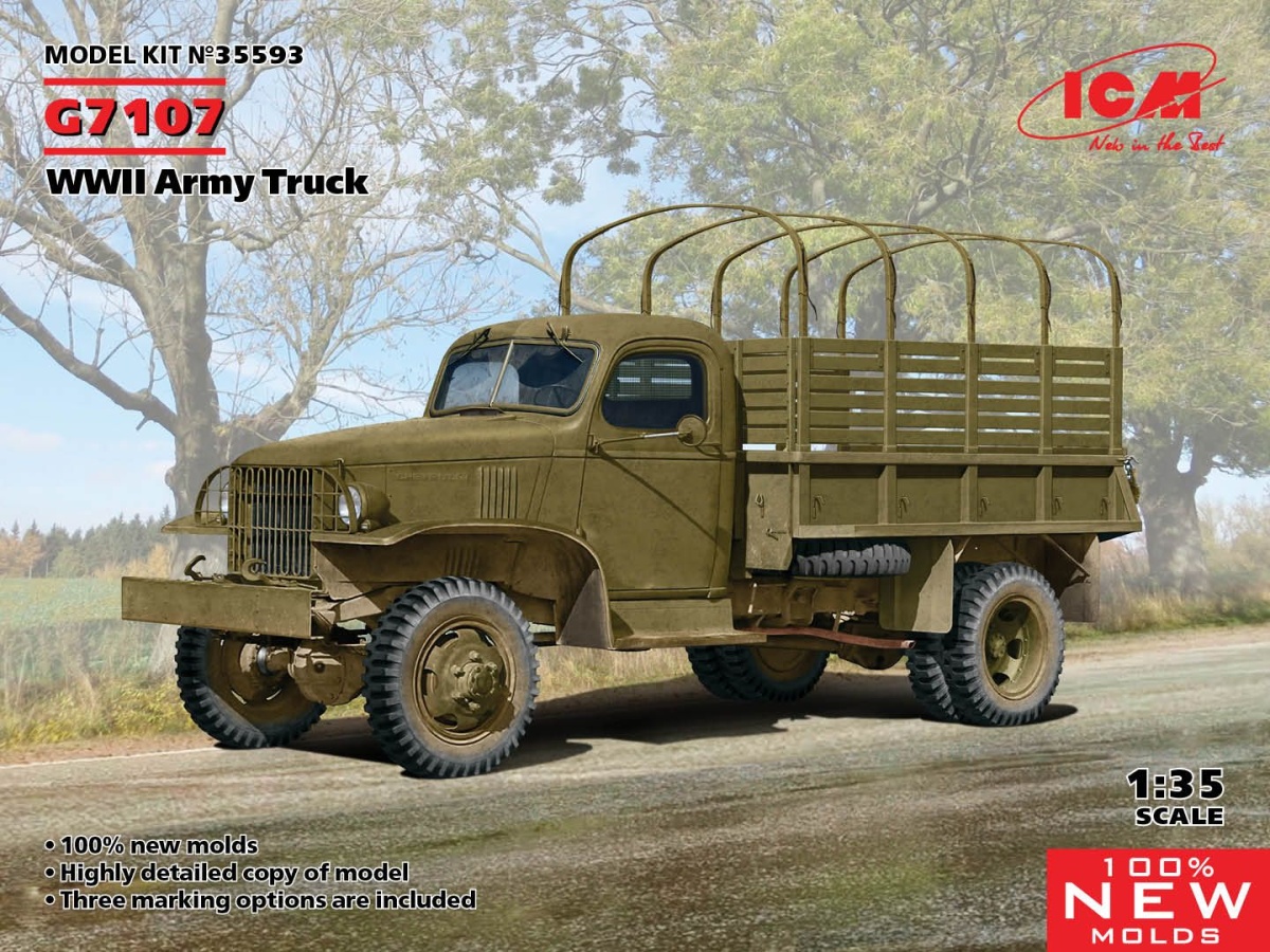 Zdjęcie główne produktu G7107 WWII Army Truck 1:35 ICM 35593
