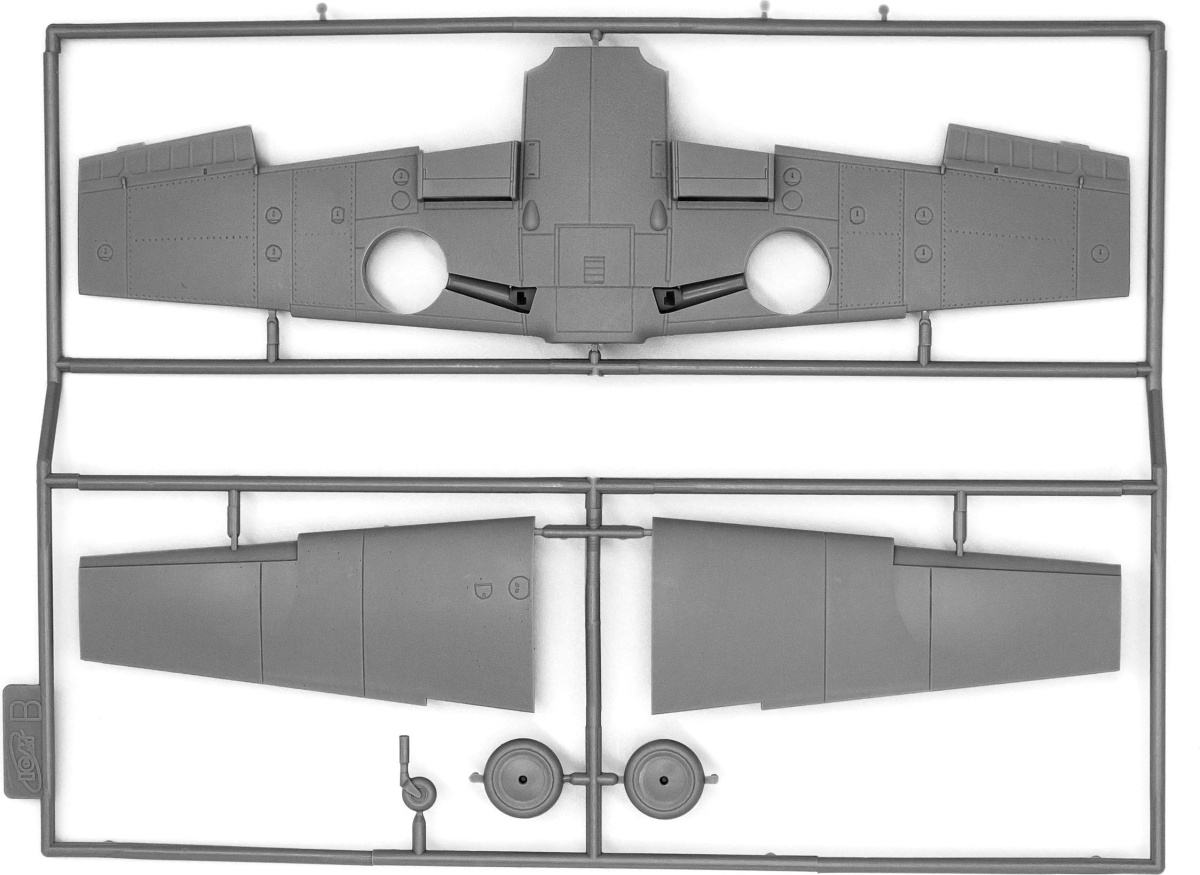 Zdjęcie dodatkowe produktu Messerschmitt Bf 109F-4/B 1:48 ICM 48104