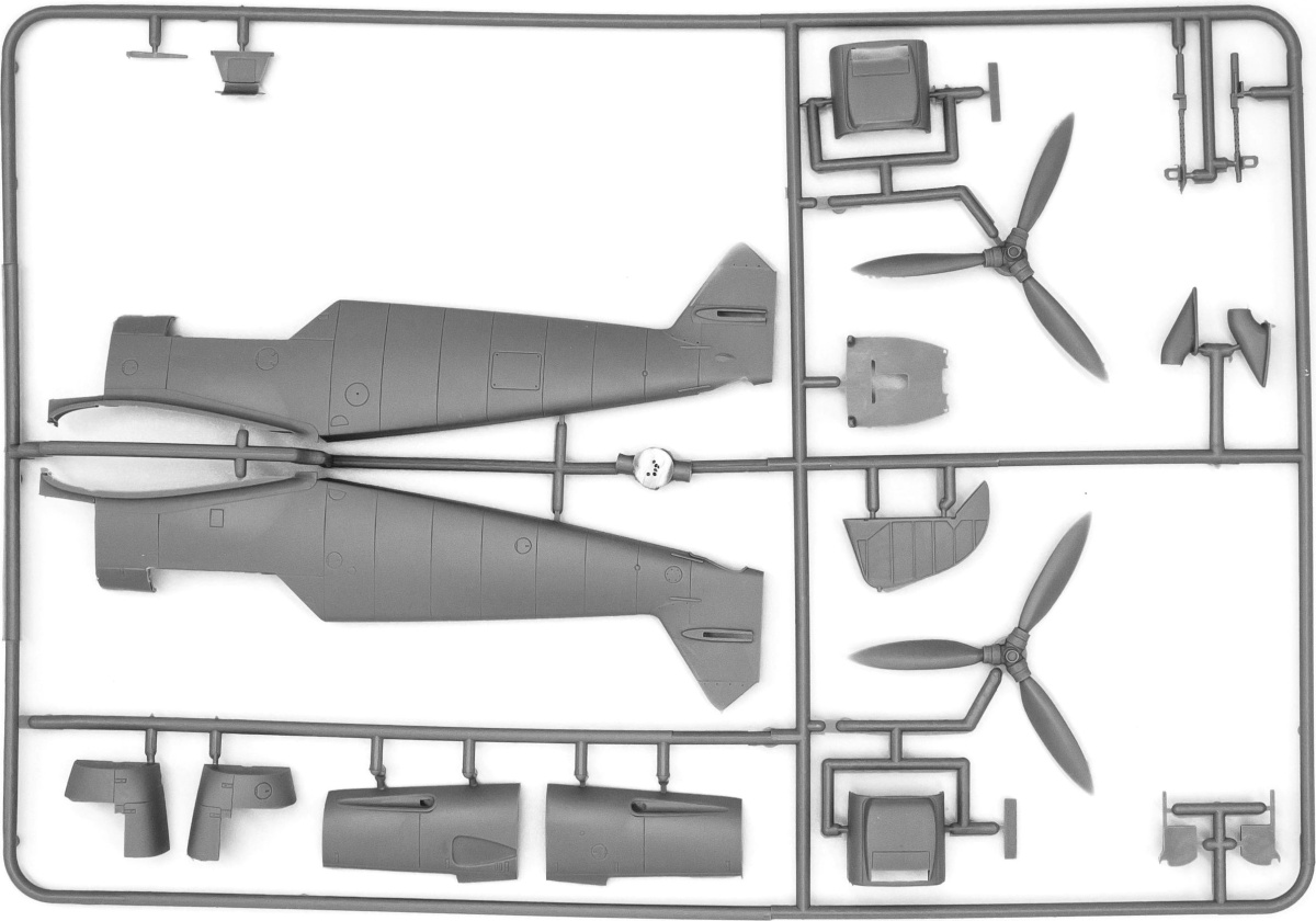 Zdjęcie dodatkowe produktu Messerschmitt Bf 109F-4/B 1:48 ICM 48104
