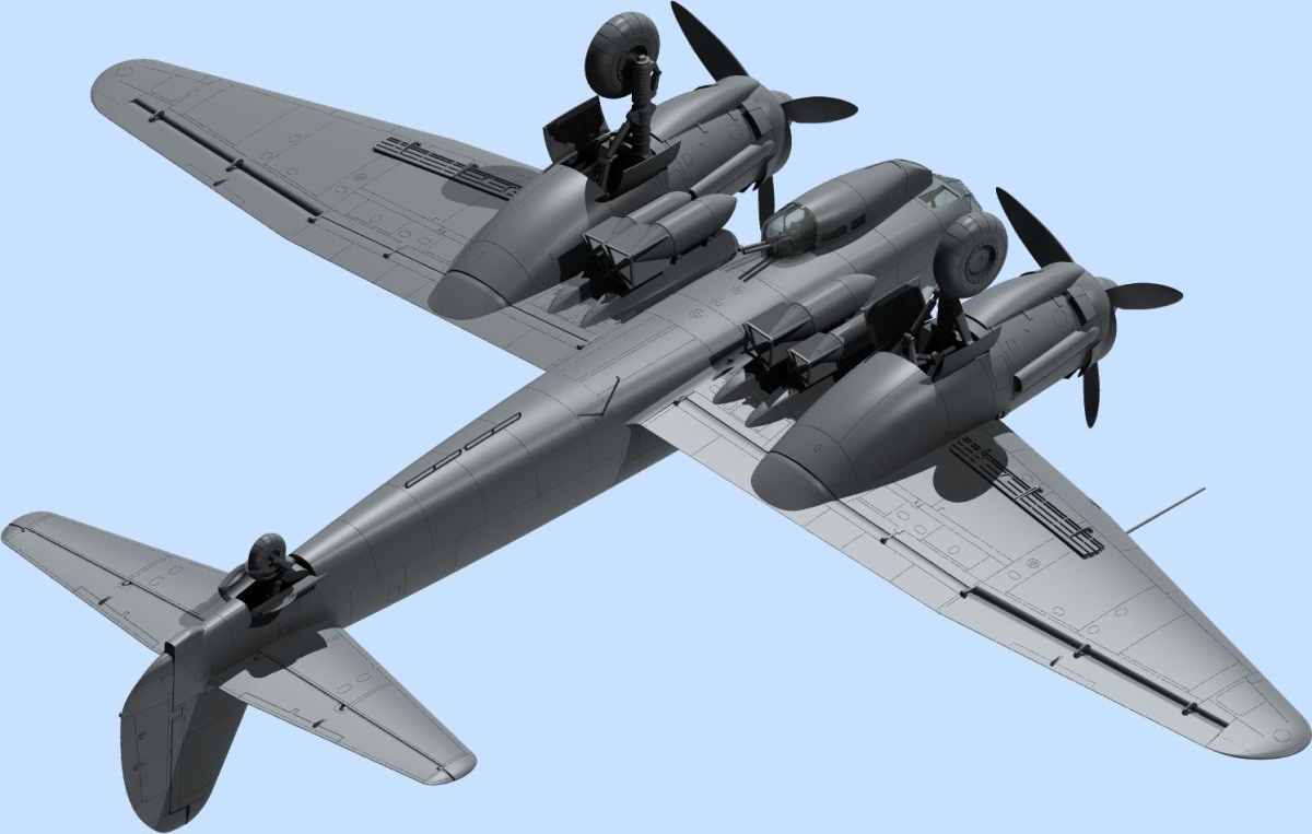 Zdjęcie dodatkowe produktu Ju 88A-4 WWII German Bomber 1:48 ICM 48233