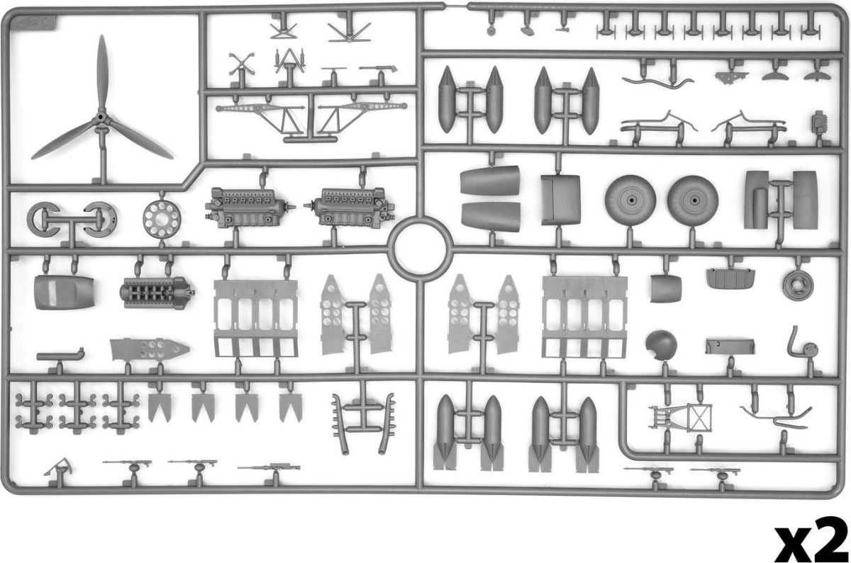 Zdjęcie dodatkowe produktu He 111H-20 WWII German Bomber 1:48 ICM 48264