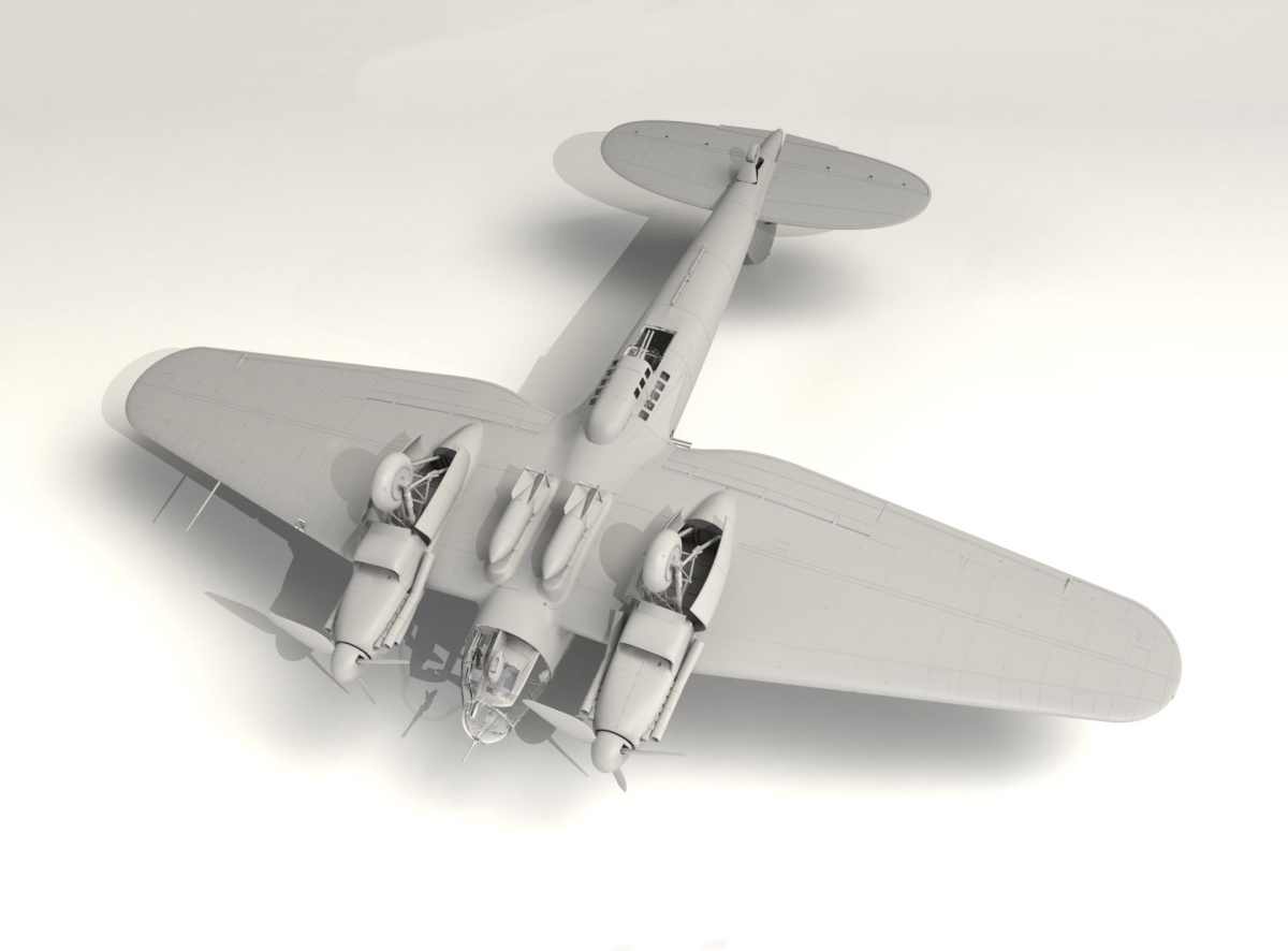Zdjęcie dodatkowe produktu He 111H-20 WWII German Bomber 1:48 ICM 48264