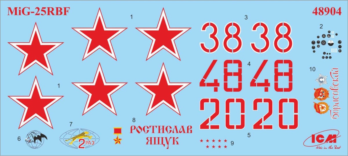 Zdjęcie dodatkowe produktu MiG-25 RBF Foxbat 1:48 ICM 48904