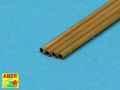 Zdjęcie dodatkowe produktu Rurki mosiężne fi1,50x0,20 mm dł. 245 mm x 4 szt. ABER BT15X02