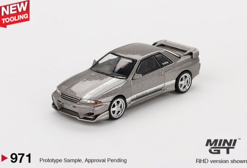 NISSAN SKYLINE GT-R (R32) Veilside Combat C-I 2011 Veilside Combat Gray 1:64 Mini GT 00971