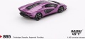 Zdjęcie dodatkowe produktu Lamborghini Countach LPI 800-4 Viola 30th (Left-Hand Boxed) 1:64 Mini GT 00865-L
