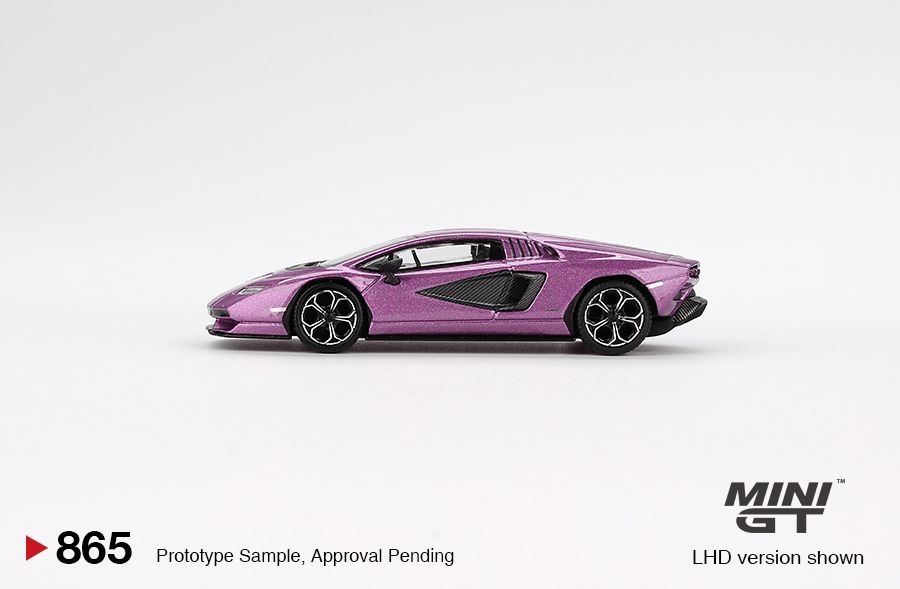 Zdjęcie dodatkowe produktu Lamborghini Countach LPI 800-4 Viola 30th (Left-Hand Boxed) 1:64 Mini GT 00865-L