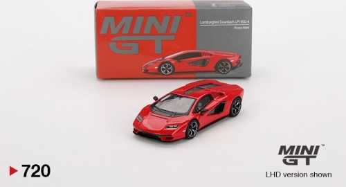 Lamborghini Countach LPI 800-4 Rosso Mars 1:64 Mini GT 00720