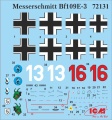 Zdjęcie dodatkowe produktu Messerschmitt Bf 109E-3 1:72 ICM 72131