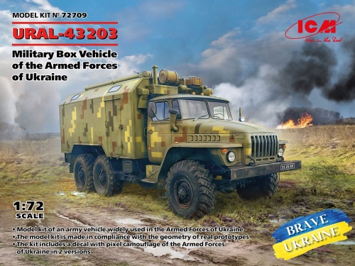 URAL-43203 1:72 ICM 72709