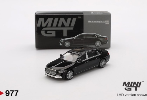 Mercedes-Maybach S680 Black 2022 1:64 Mini GT 00977-L