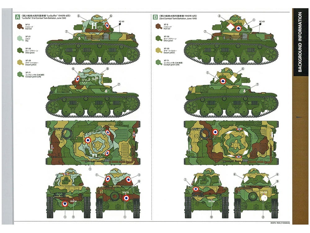 Zdjęcie dodatkowe produktu French Light Tank R35 1:35 Tamiya 35373