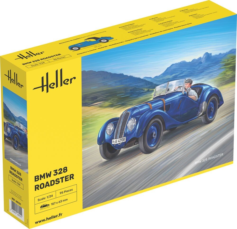 Zdjęcie główne produktu BMW 328 Roadster 1:24 Heller 80701