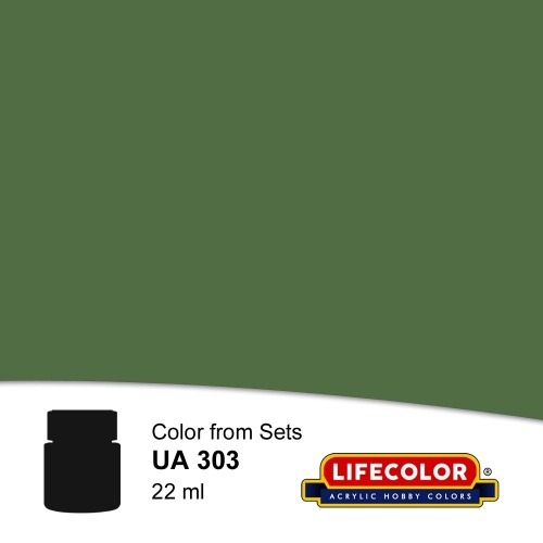 Acrylic paint NATO Green FS34094 22ml Lifecolor UA303